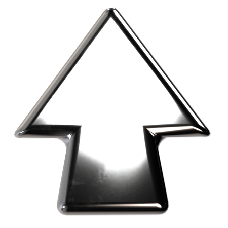 Up Arrow  3D Icon