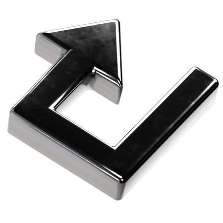 Up Arrow  3D Icon