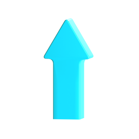 Up Arrow  3D Icon