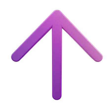 Up Arrow  3D Icon