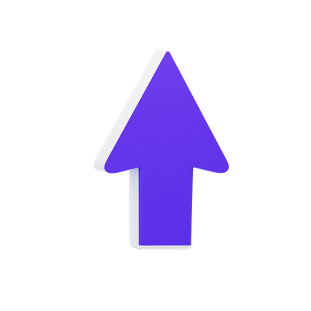 Up Arrow  3D Icon