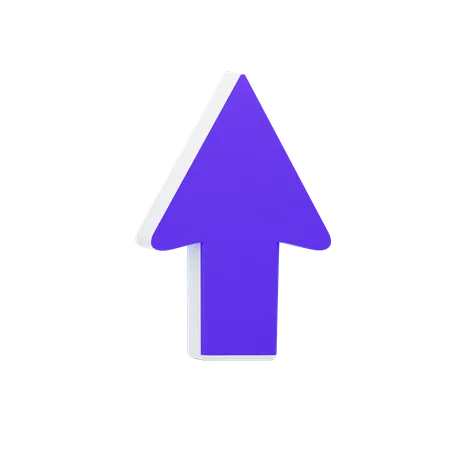 Up Arrow  3D Icon