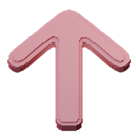 Up Arrow  3D Icon