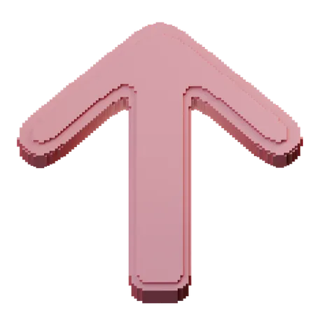 Up Arrow  3D Icon