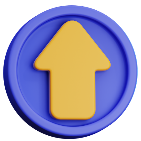 Up Arrow  3D Icon