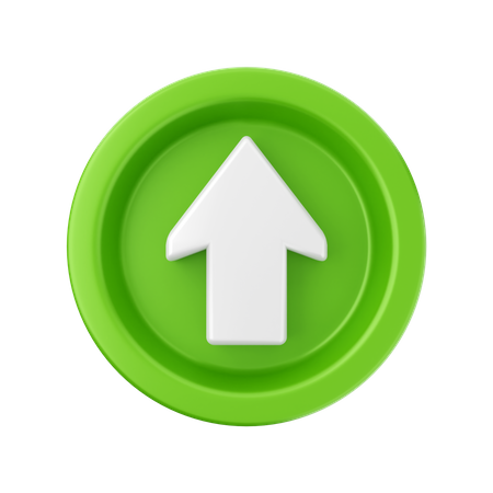 Up Arrow  3D Icon