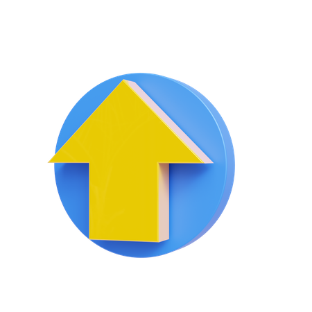 Up Arrow  3D Icon