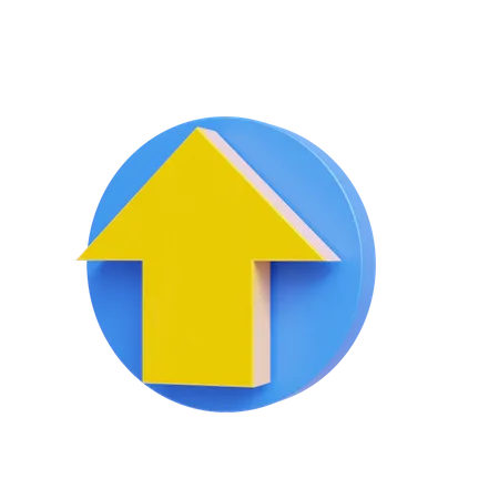 Up Arrow  3D Icon