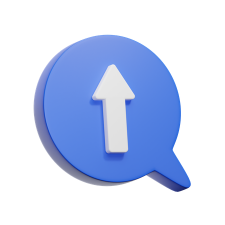 Up Arrow  3D Icon