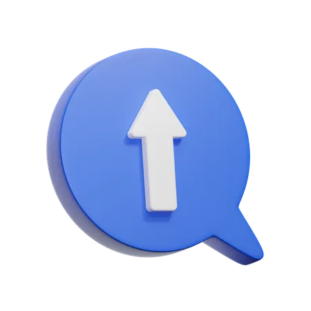 Up Arrow  3D Icon