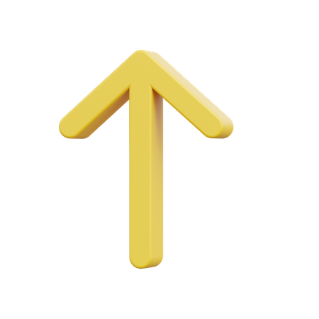 Up arrow  3D Icon