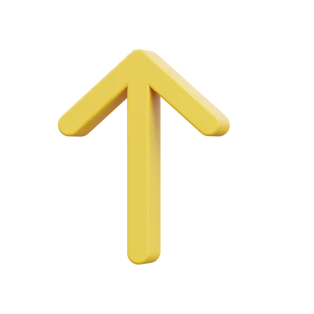 Up arrow  3D Icon