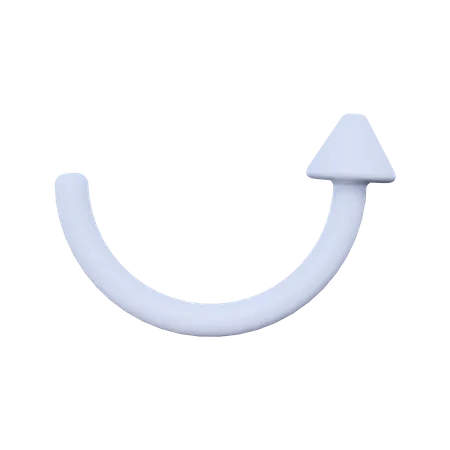 Up Arrow  3D Icon