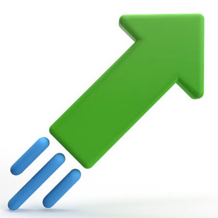 Up Arrow  3D Icon