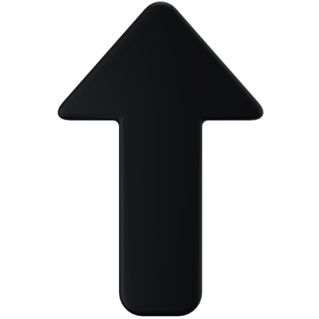 Up Arrow  3D Icon