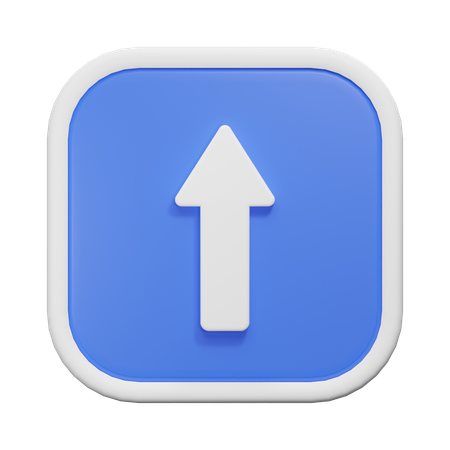 Up Arrow  3D Icon