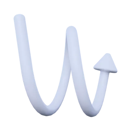 Up Arrow  3D Icon