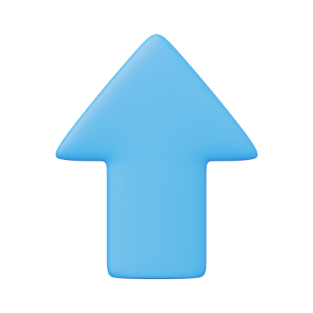 Up Arrow  3D Icon