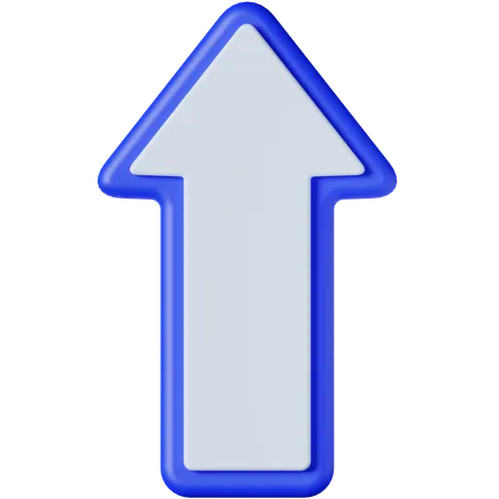 Up Arrow  3D Icon