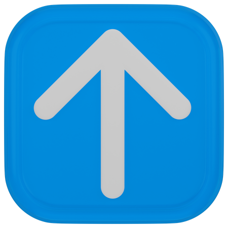 Up Arrow  3D Icon