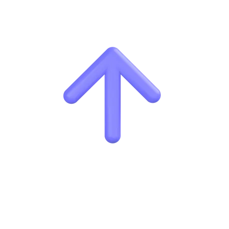 Up-arrow  3D Icon