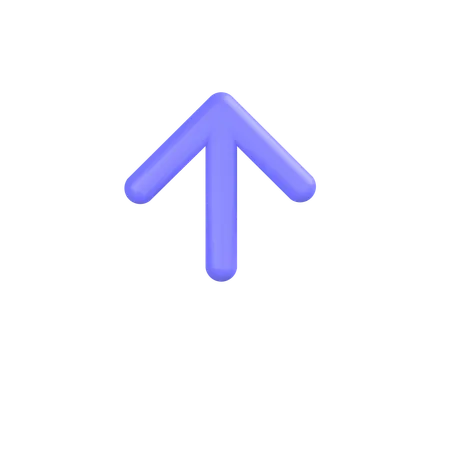 Up-arrow  3D Icon