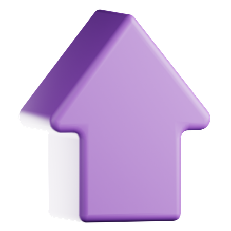 Up Arrow  3D Icon