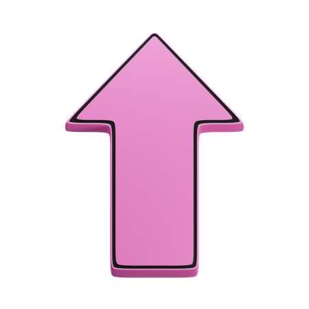 Up arrow  3D Icon