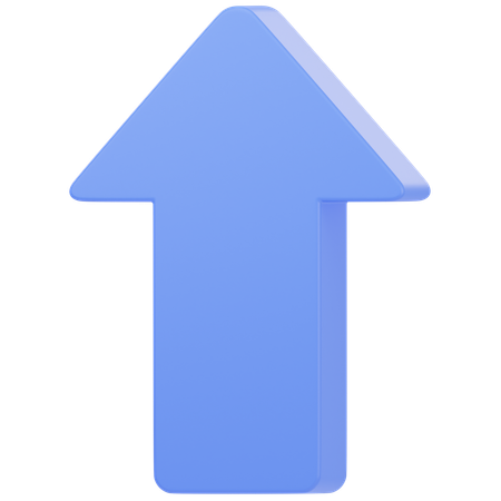 Up Arrow  3D Icon