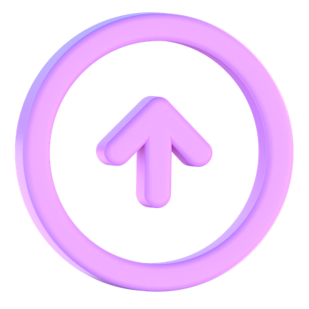 Up Arrow  3D Icon