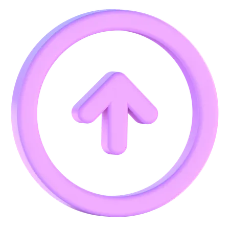 Up Arrow  3D Icon