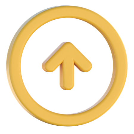 Up Arrow  3D Icon
