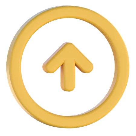 Up Arrow  3D Icon