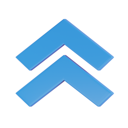 Up Arrow  3D Icon