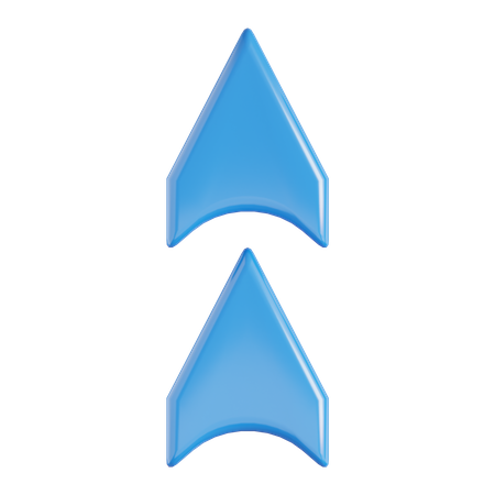 Up Arrow  3D Icon