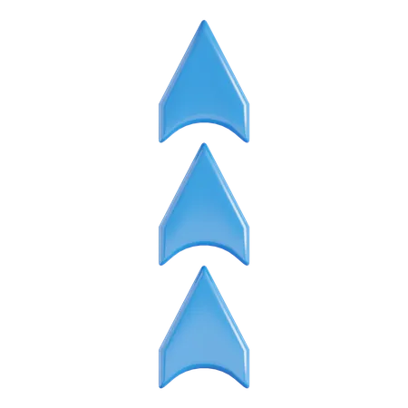 Up Arrow  3D Icon