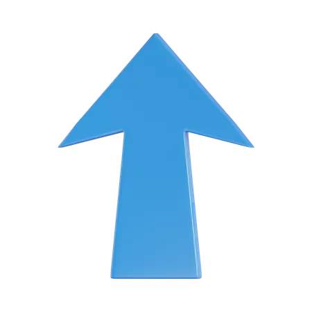 Up Arrow  3D Icon