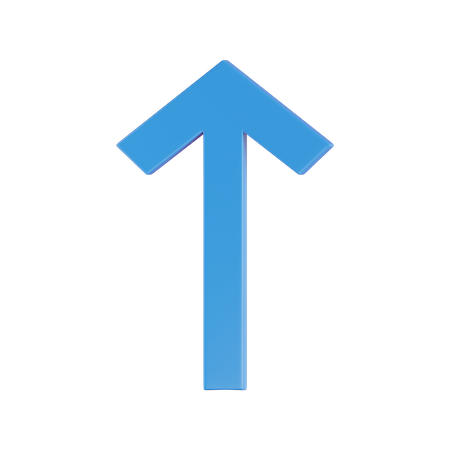 Up Arrow  3D Icon