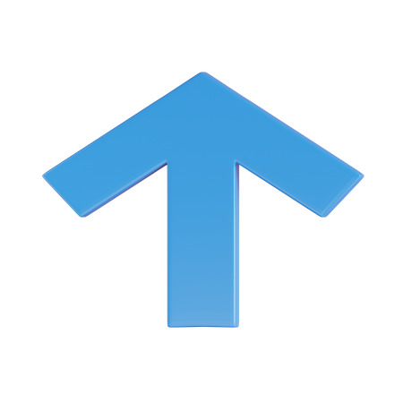 Up Arrow  3D Icon