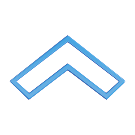 Up Arrow  3D Icon