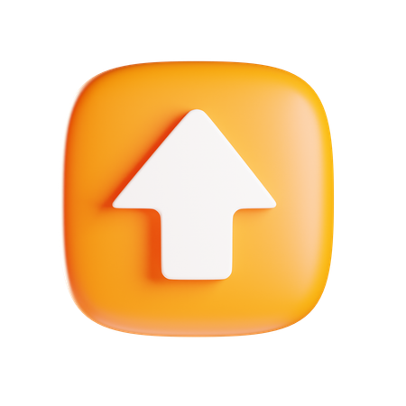 Up Arrow  3D Icon