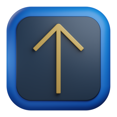 Up Arrow  3D Icon