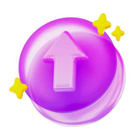 Up Arrow  3D Icon