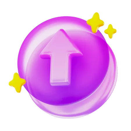 Up Arrow  3D Icon