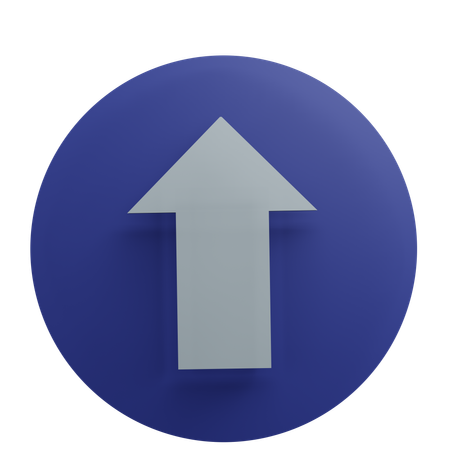 Up Arrow  3D Icon