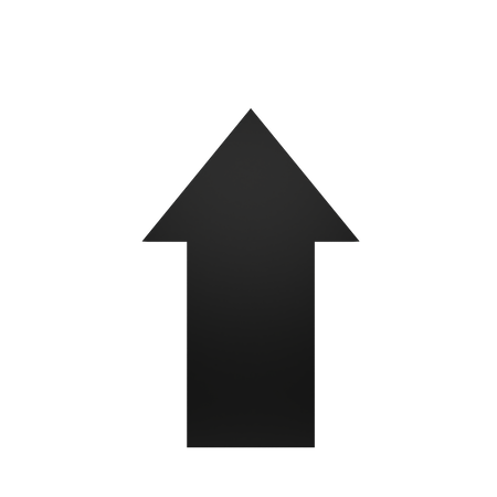 Up Arrow  3D Icon