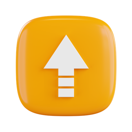 Up Arrow  3D Icon