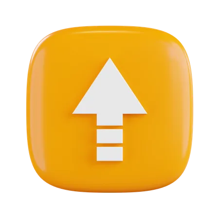 Up Arrow  3D Icon