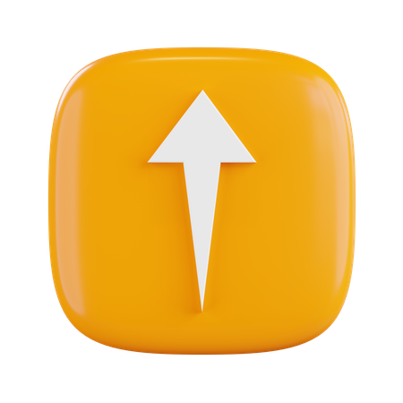 Up Arrow  3D Icon