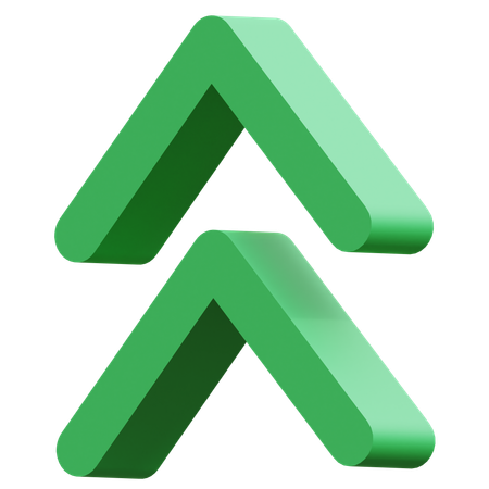 Up Arrow  3D Icon